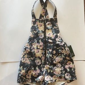 Floral Wild Fable Overalls